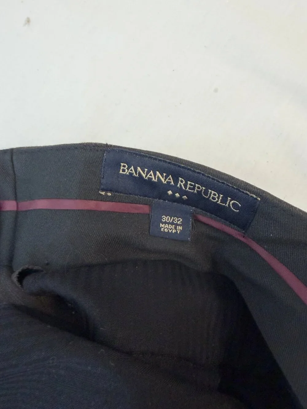 Men's Banana Republic Dark Brown Dress Pants